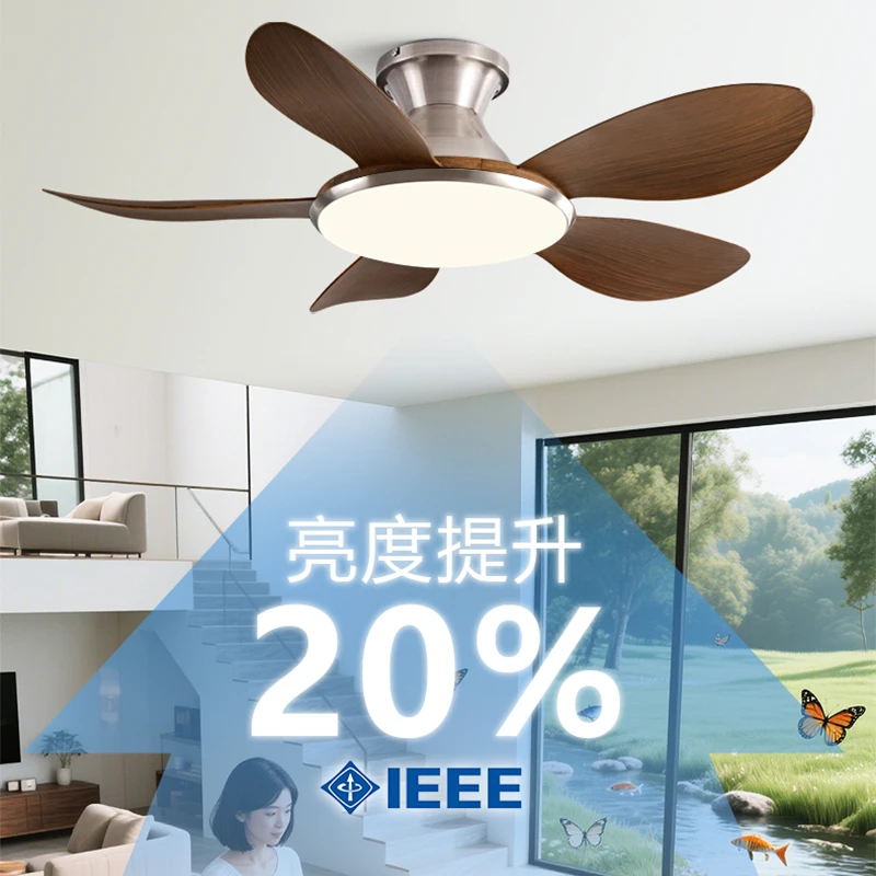 风扇灯2025最新款大气上档次108W普瑞护眼吸顶吊扇灯客厅风扇灯