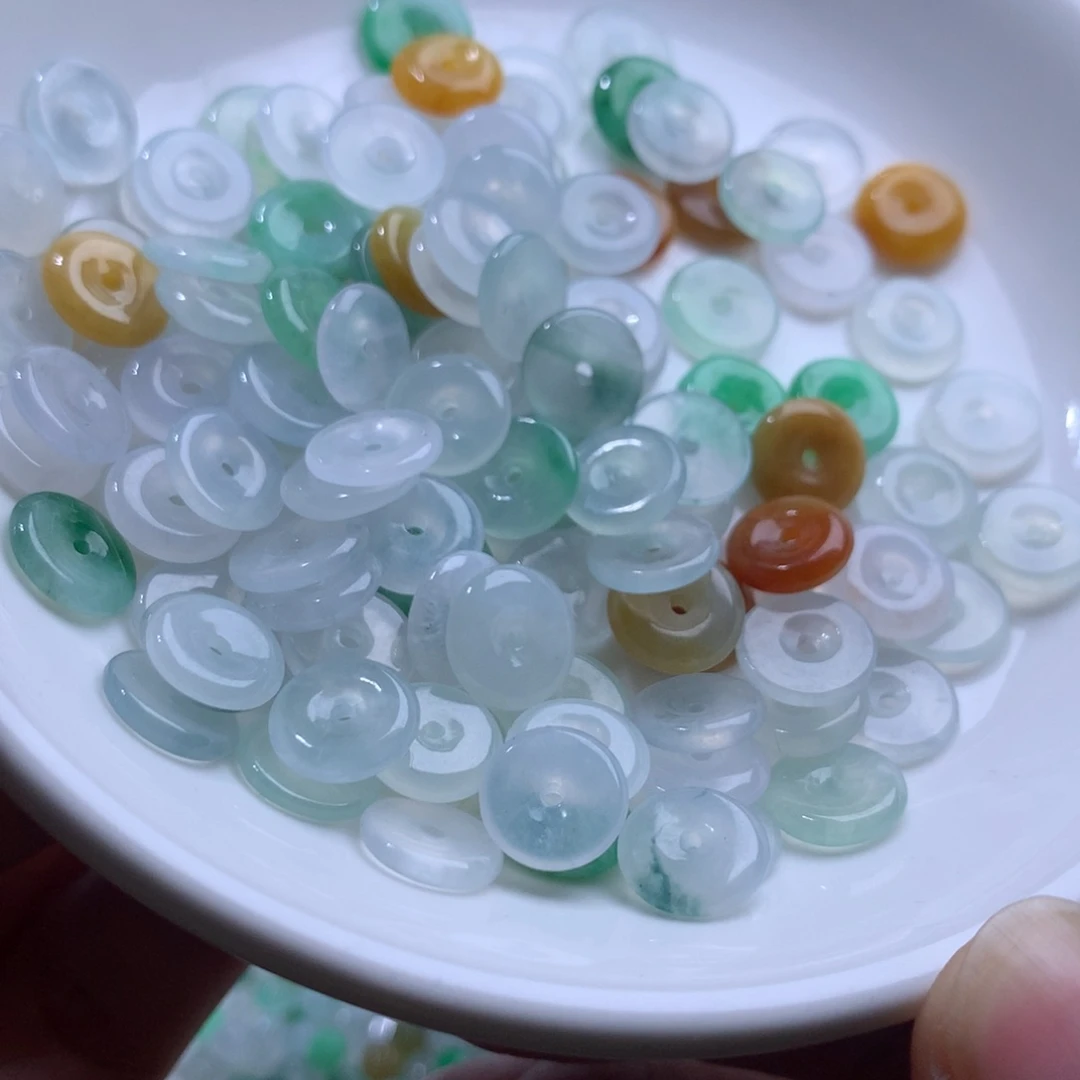 散珠翡翠多样性发货10颗卡9平安扣