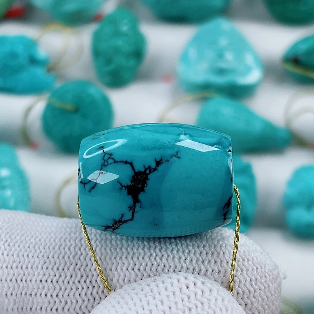 绿松石未镶嵌车挂直径15.6