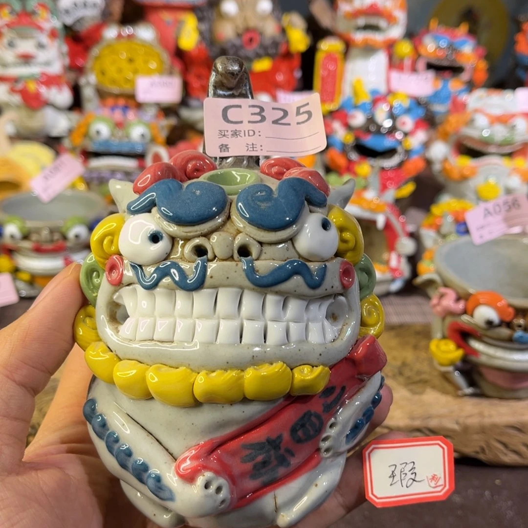 泥塑纯手工茶宠摆件
