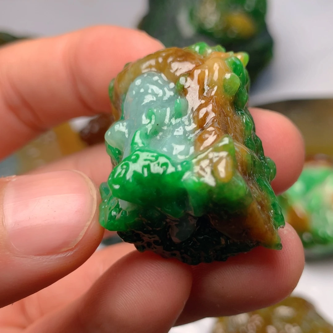 未镶嵌定制翡翠翡翠片料定制