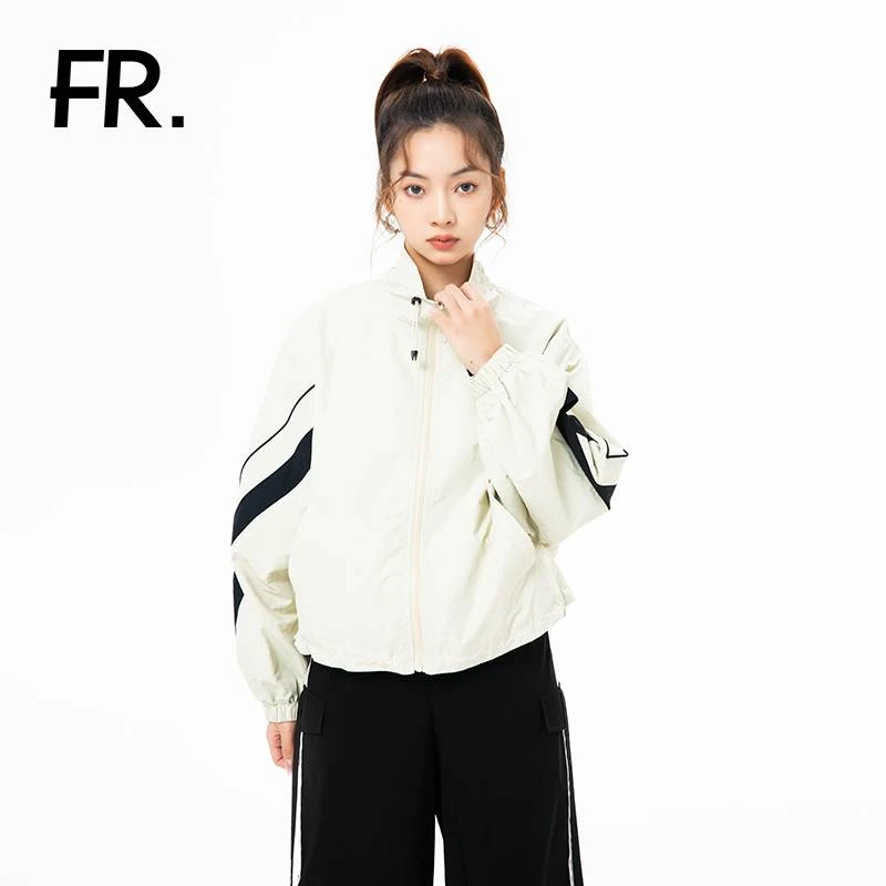 凡人优品女士运动春季时尚宽松休闲外套A070