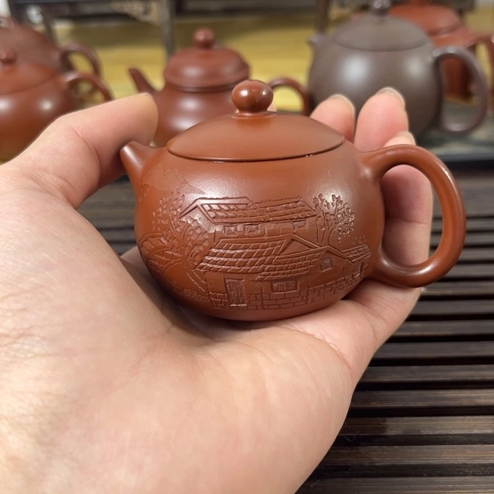 紫砂茶壶原矿紫砂半手工制作