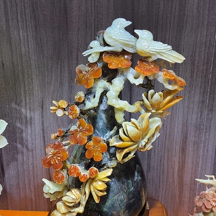蛇纹石玉（覆膜）合金珠宝奇石