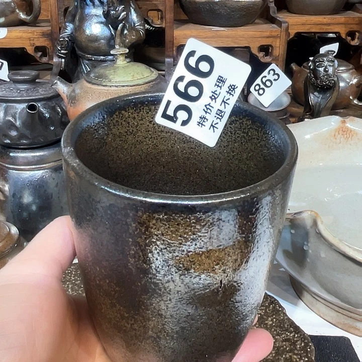 杯高温柴烧陶泥可乐杯