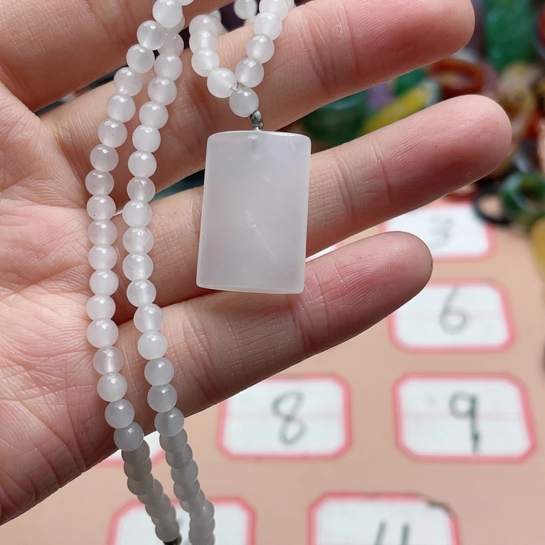 玛瑙/玉髓颈饰合金韦****0