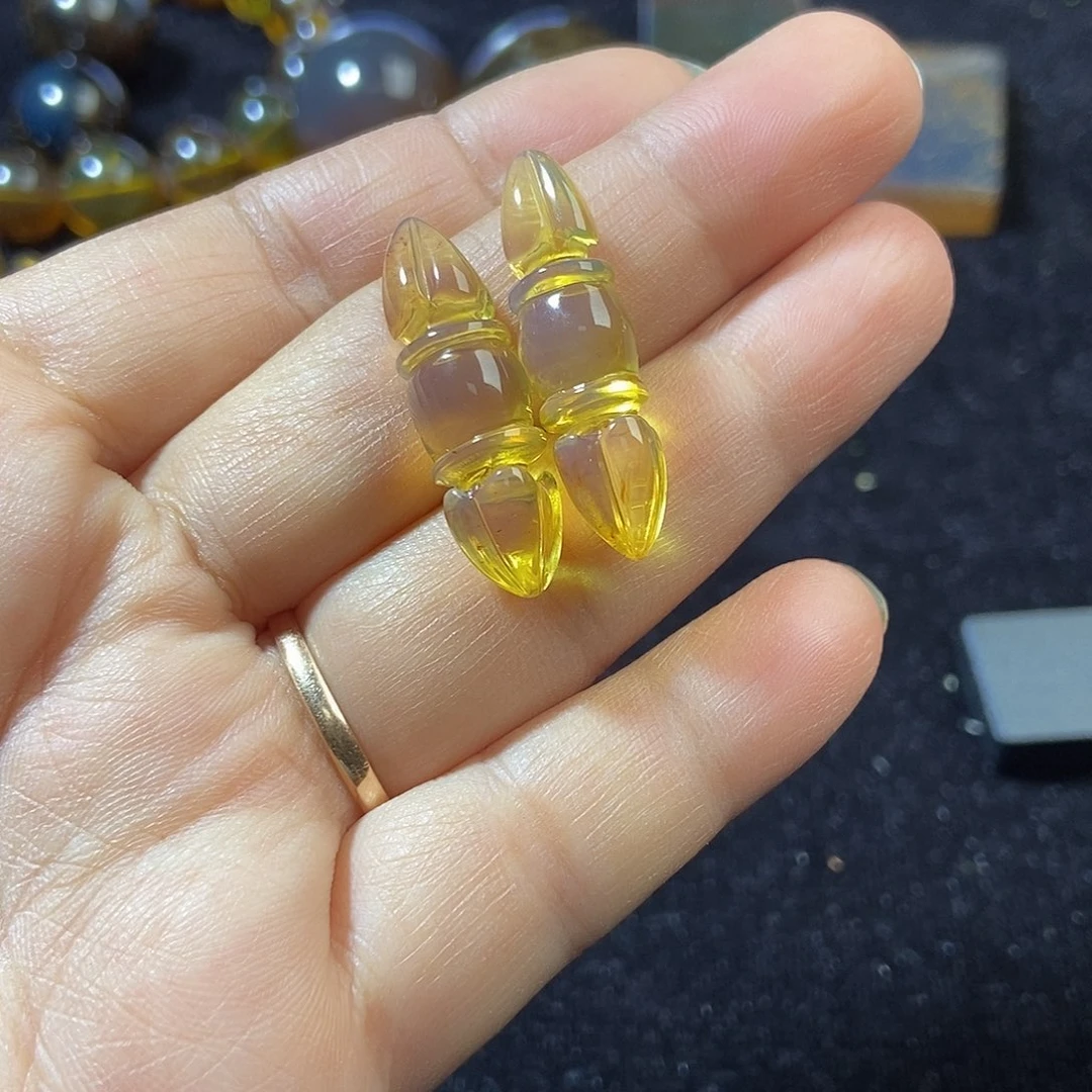 未镶嵌颈饰琥珀缅甸天然琥珀吊坠