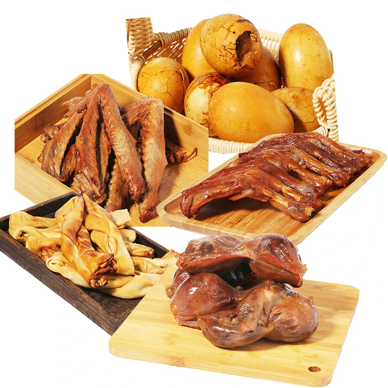 翅4个+爪4个+胗4个+蛋2个+豆腐卷2个六一儿童节零食