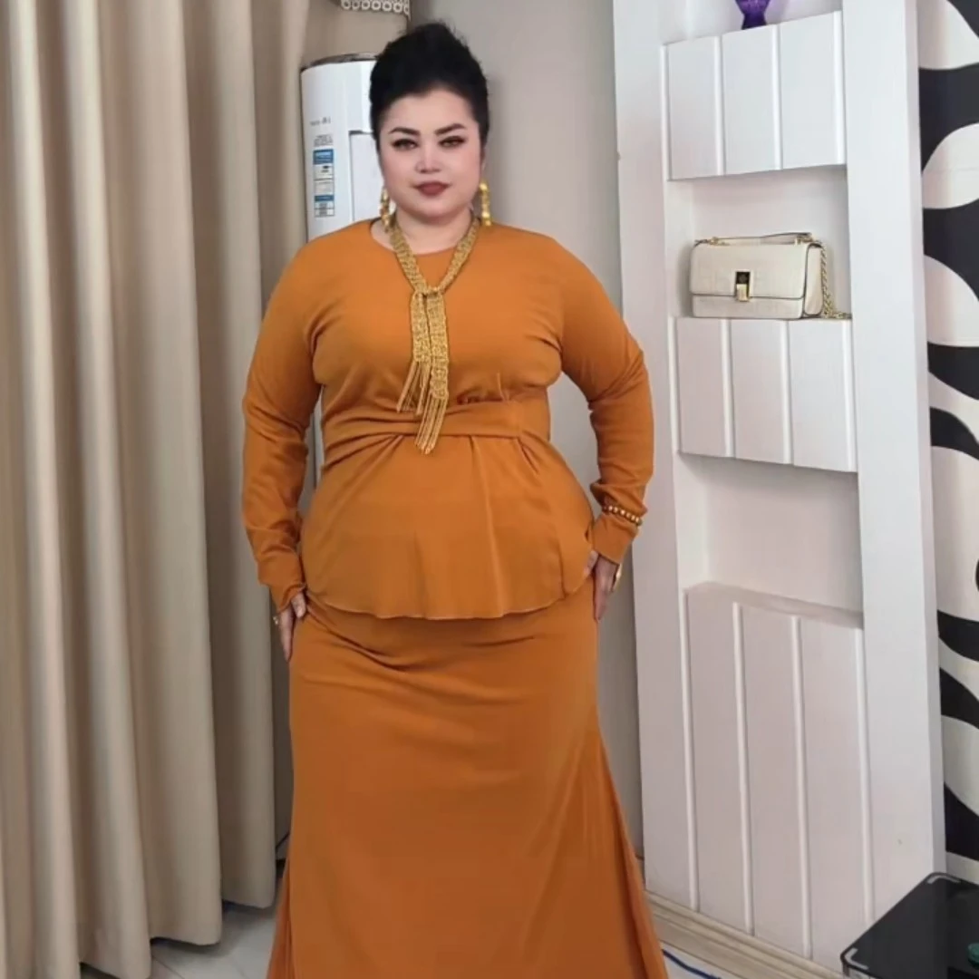 胖美女大码精致优雅显瘦连衣裙