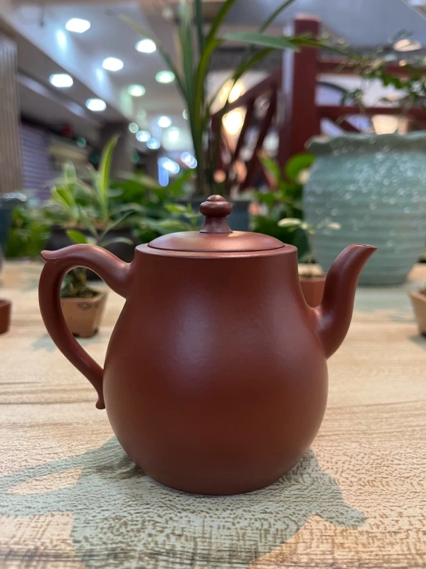 婷玉  汤宣武新品美壶 原矿大红袍泥  210cc 高级工艺美术师