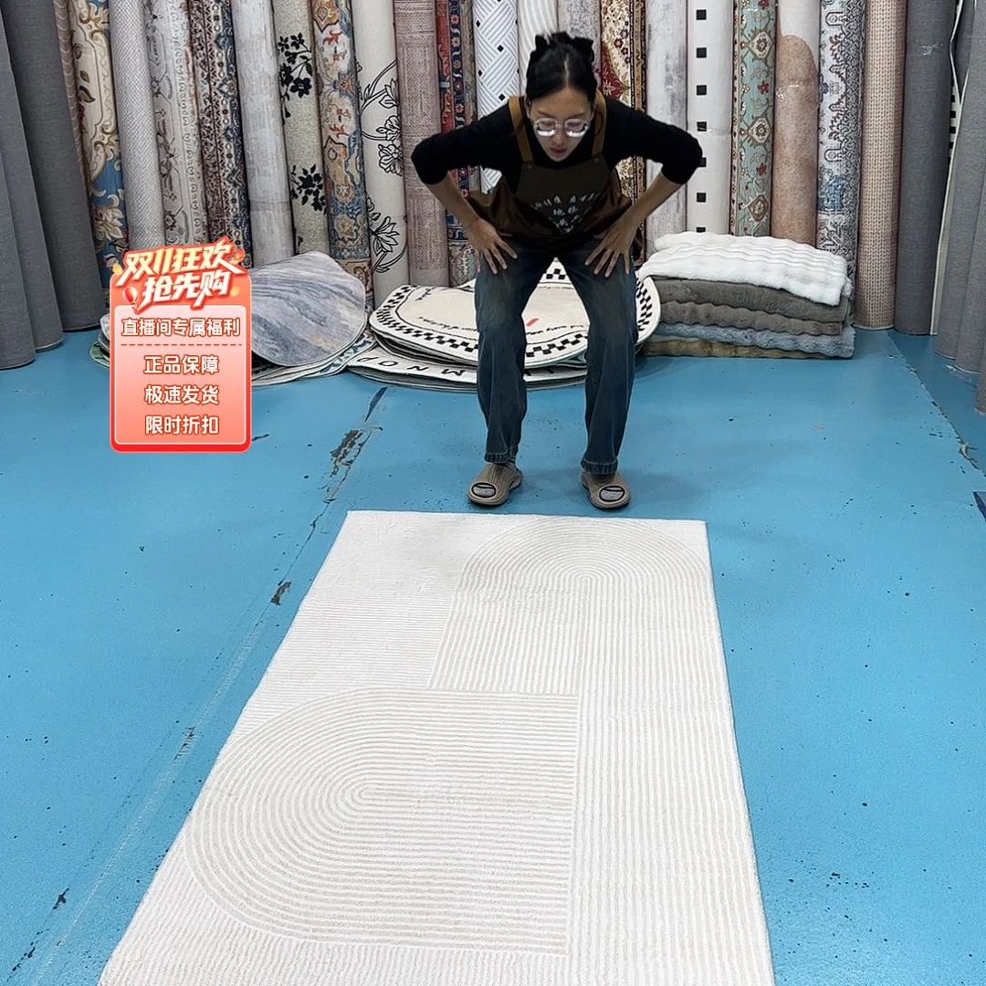 混纺100×200误差±1-3cm巨厚棉布底仿羊绒微瑕特价