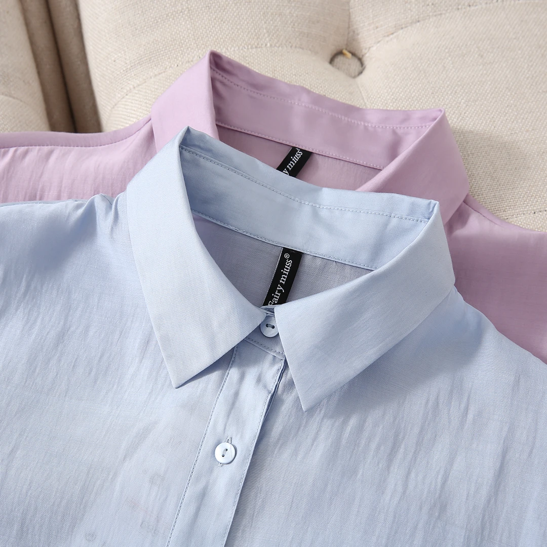 轻薄款防晒衬衫女长袖2025年夏季透气舒适微透百搭莱赛尔天丝