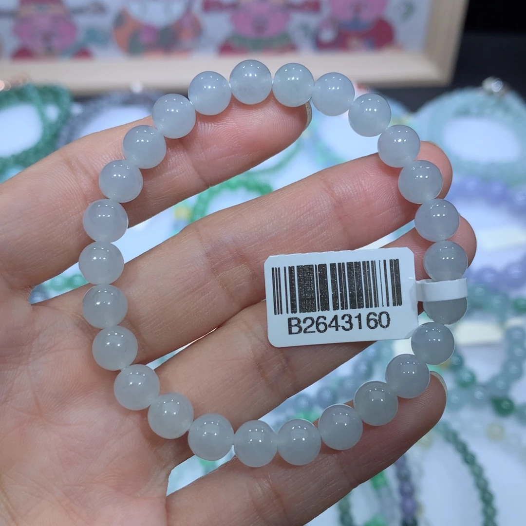 翡翠未镶嵌手链天然