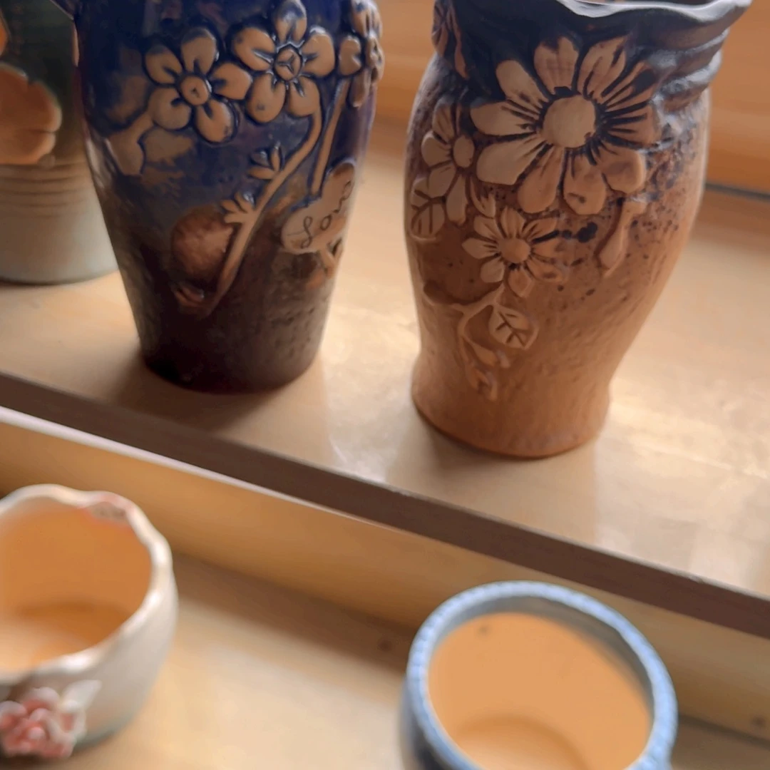 紫砂花盆粗陶盆醋