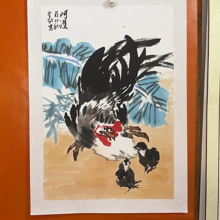 国画张圣敏先生纯手绘作品