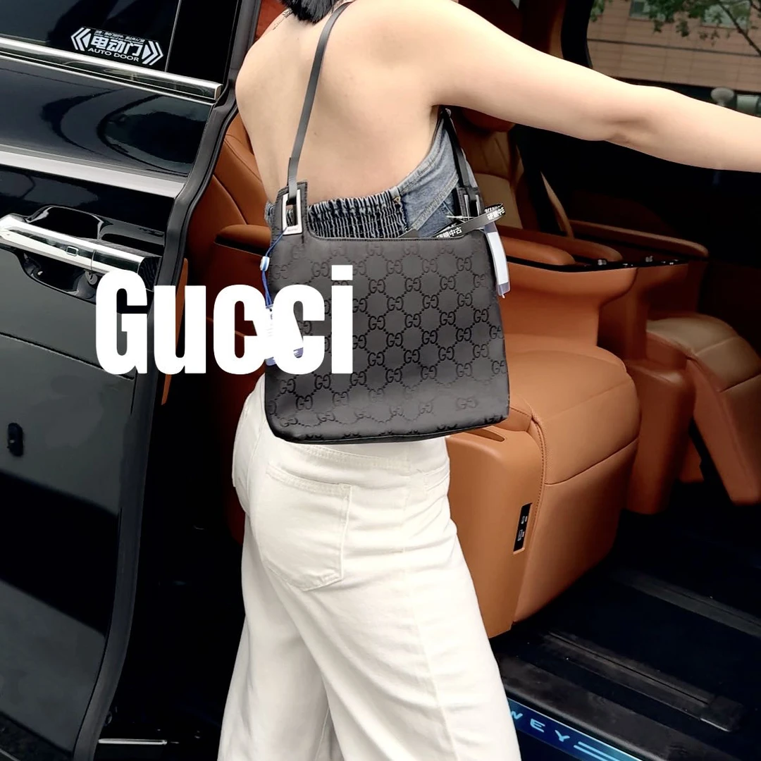 修复品8614170/GUCCI/古驰hobo牛角腋下包配皮换新