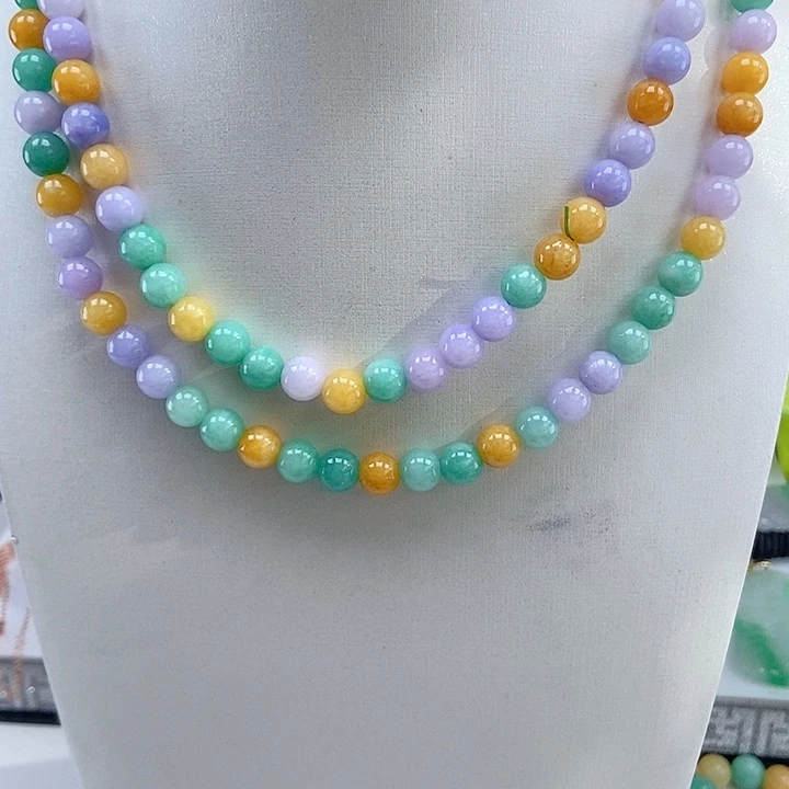 翡翠颈饰未镶嵌108珠