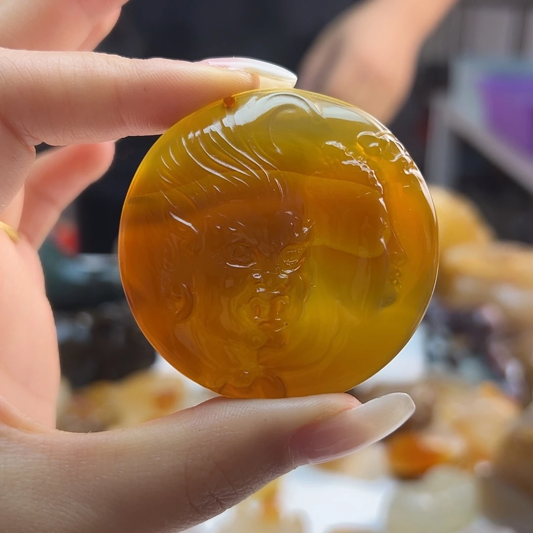 玛瑙/玉髓未镶嵌吊坠(不含链)