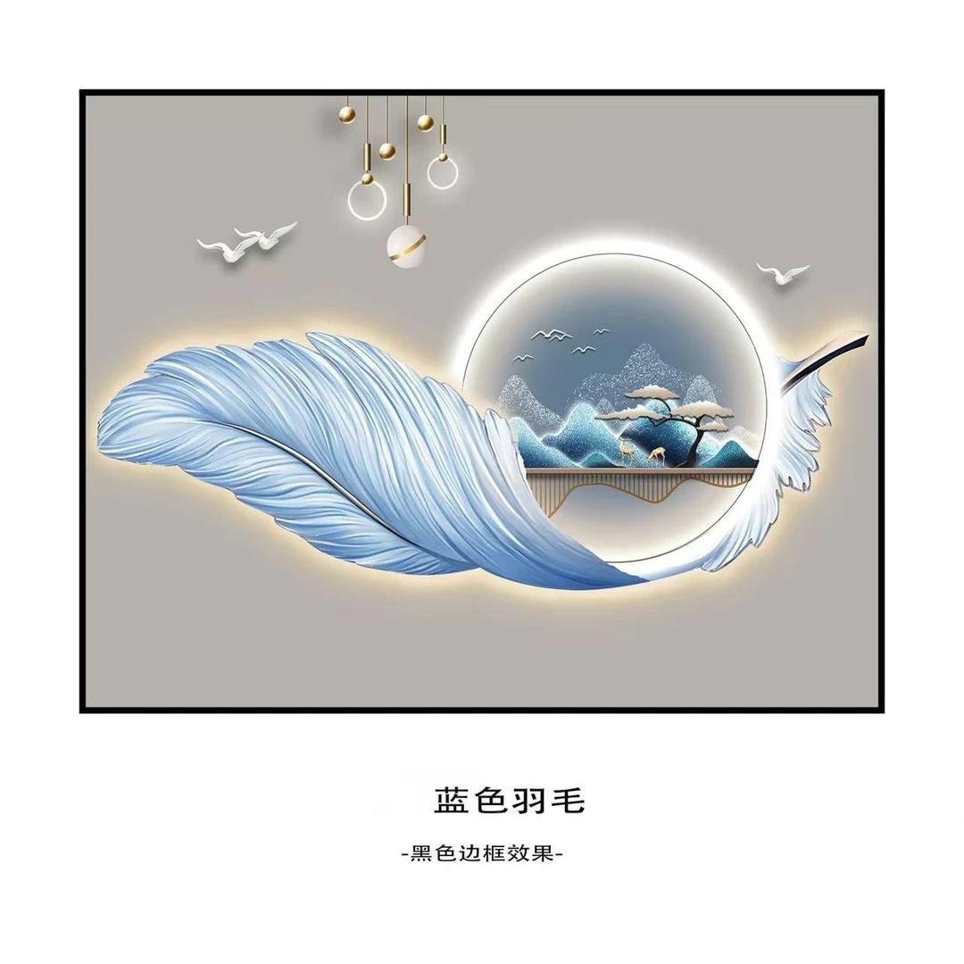 B44吉光片羽电表箱轻奢现代高级感电闸箱盒配电箱遮挡挂画壁画