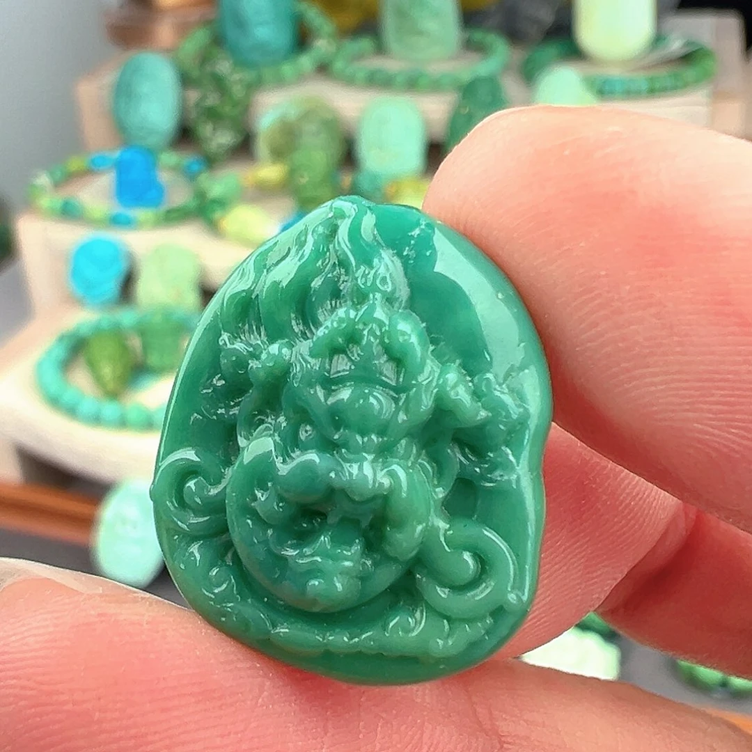 绿松石未镶嵌主播万珍