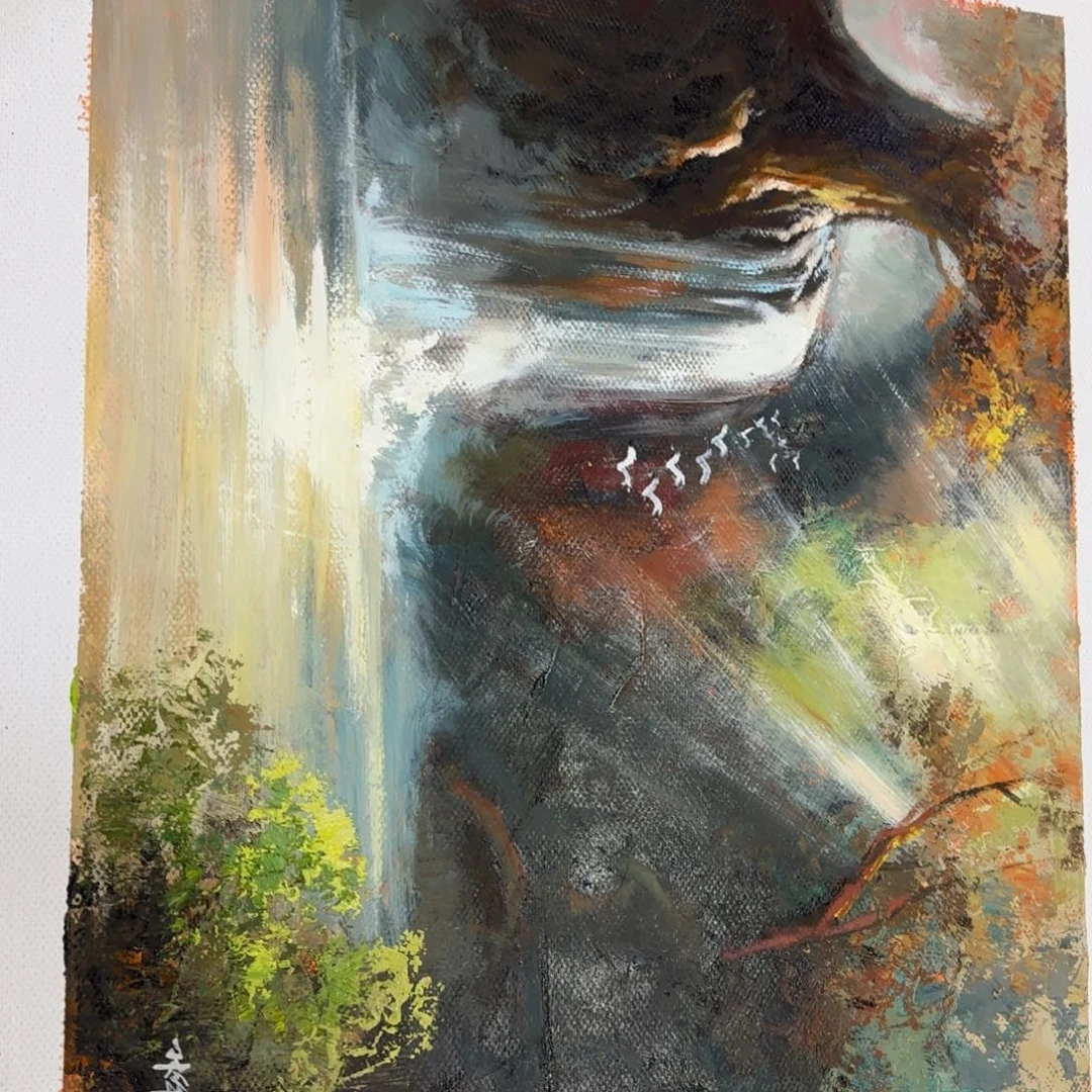 油画加油加油努力加油加油