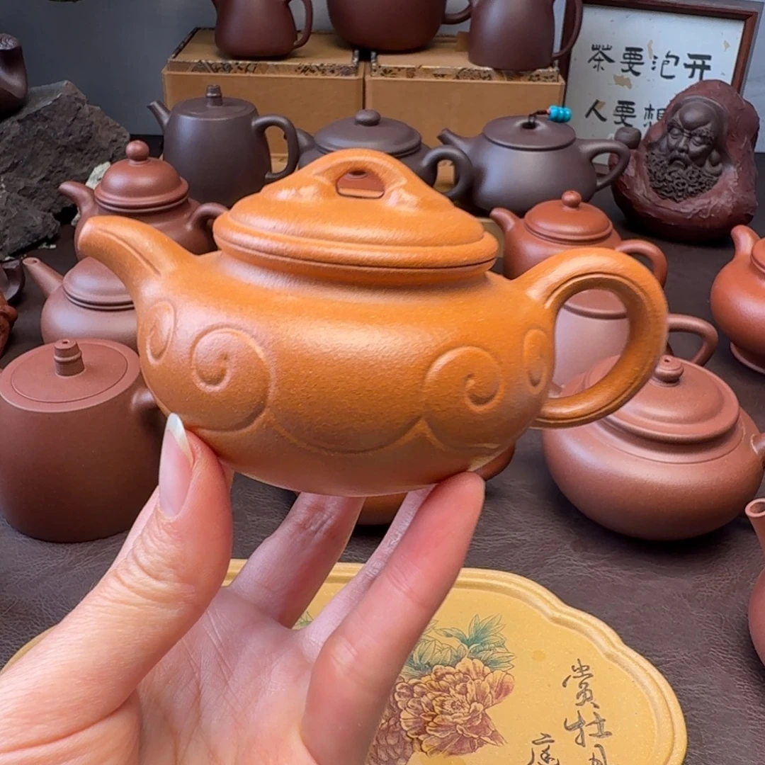 紫砂茶壶将坡泥  防古如意  150  微瑕