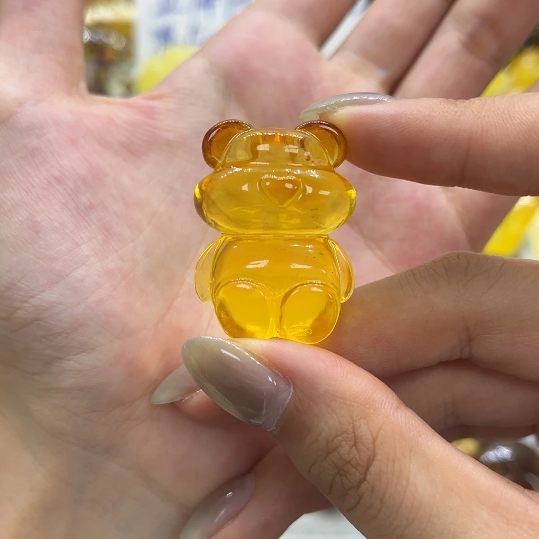 琥珀颈饰未镶嵌天然琥珀