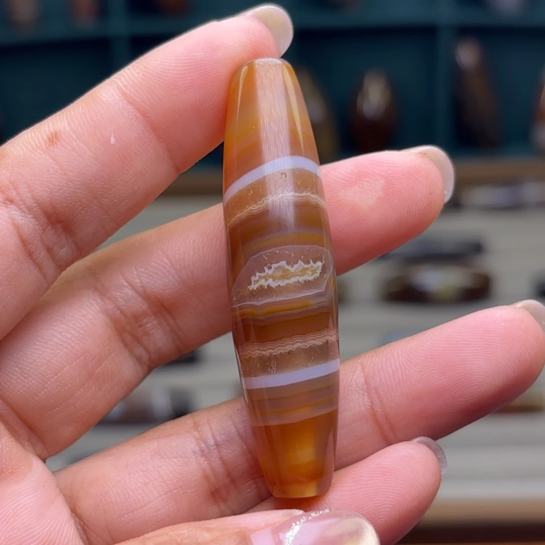 百***花玛瑙/玉髓未镶嵌颈饰