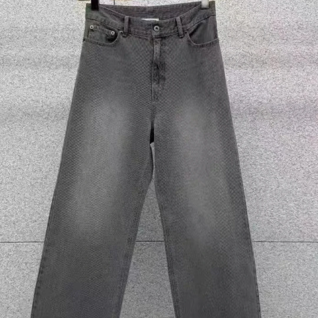 韩国拆包 超级无敌好看断码竖条显瘦牛仔裤