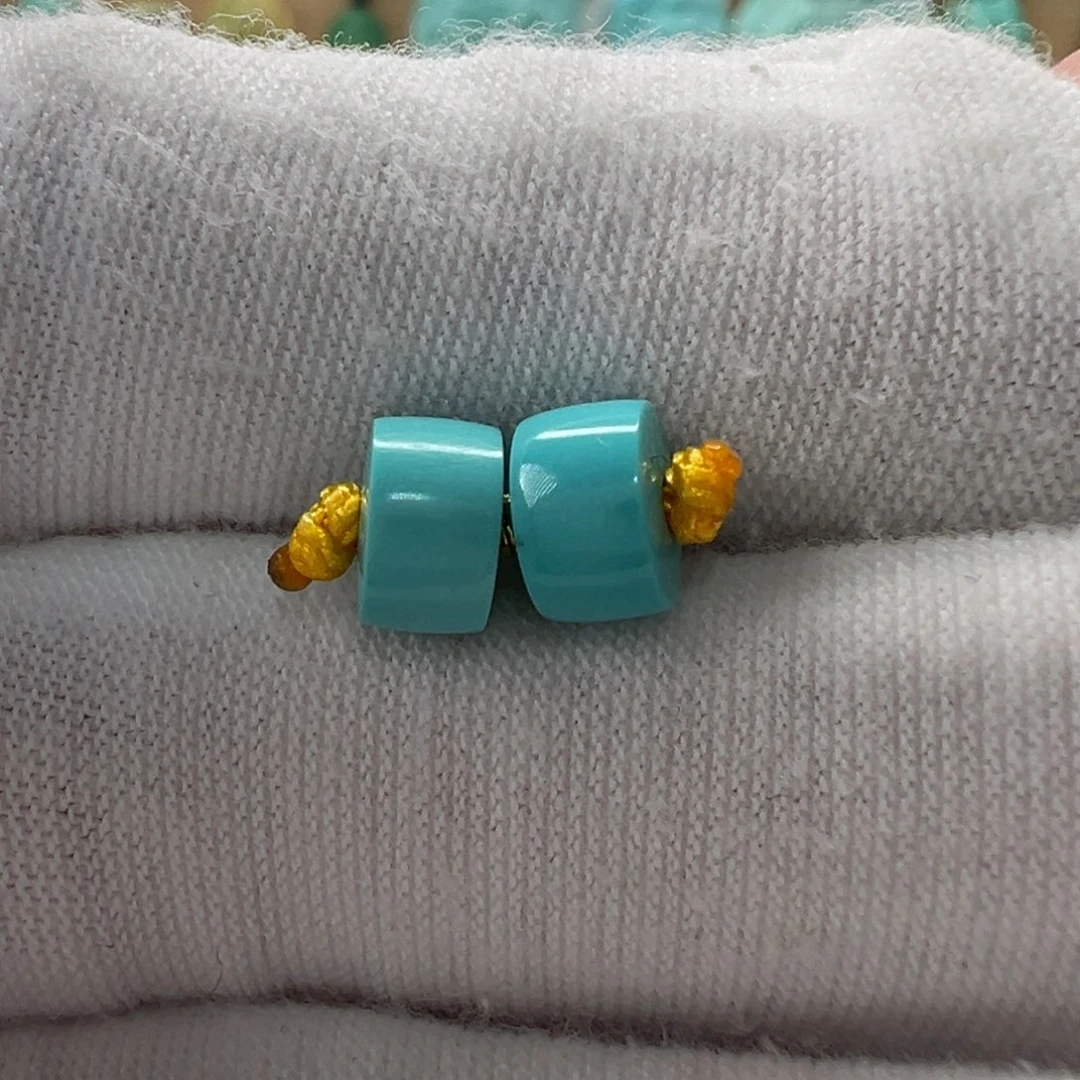 未镶嵌绿松石直切珠6.3mm