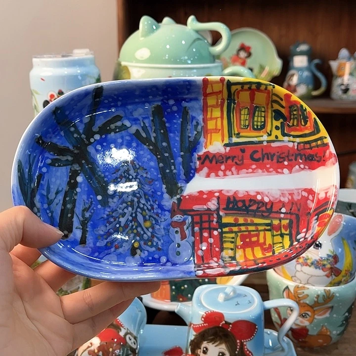 陶景德镇釉下手绘陶瓷