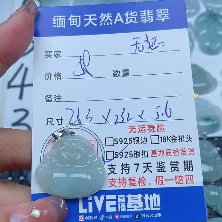 翡翠银S925镶嵌颈饰纯天然缅甸a货翡翠