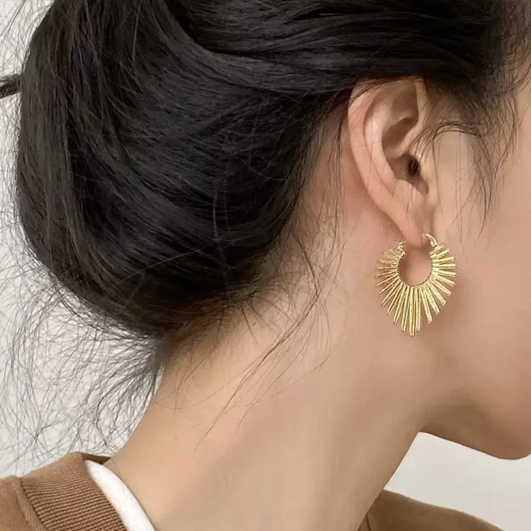 铜合金耳饰 璀璨姐妹耳钉cc068