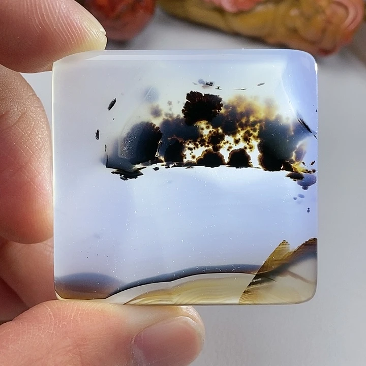 玛瑙/玉髓吊坠未镶嵌淡****w