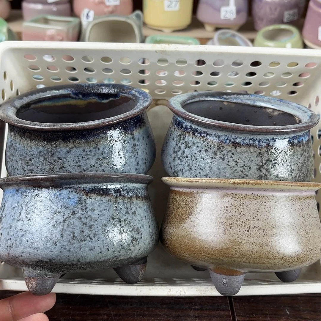 红陶量货/口8.5-10高深浅搭配发4个