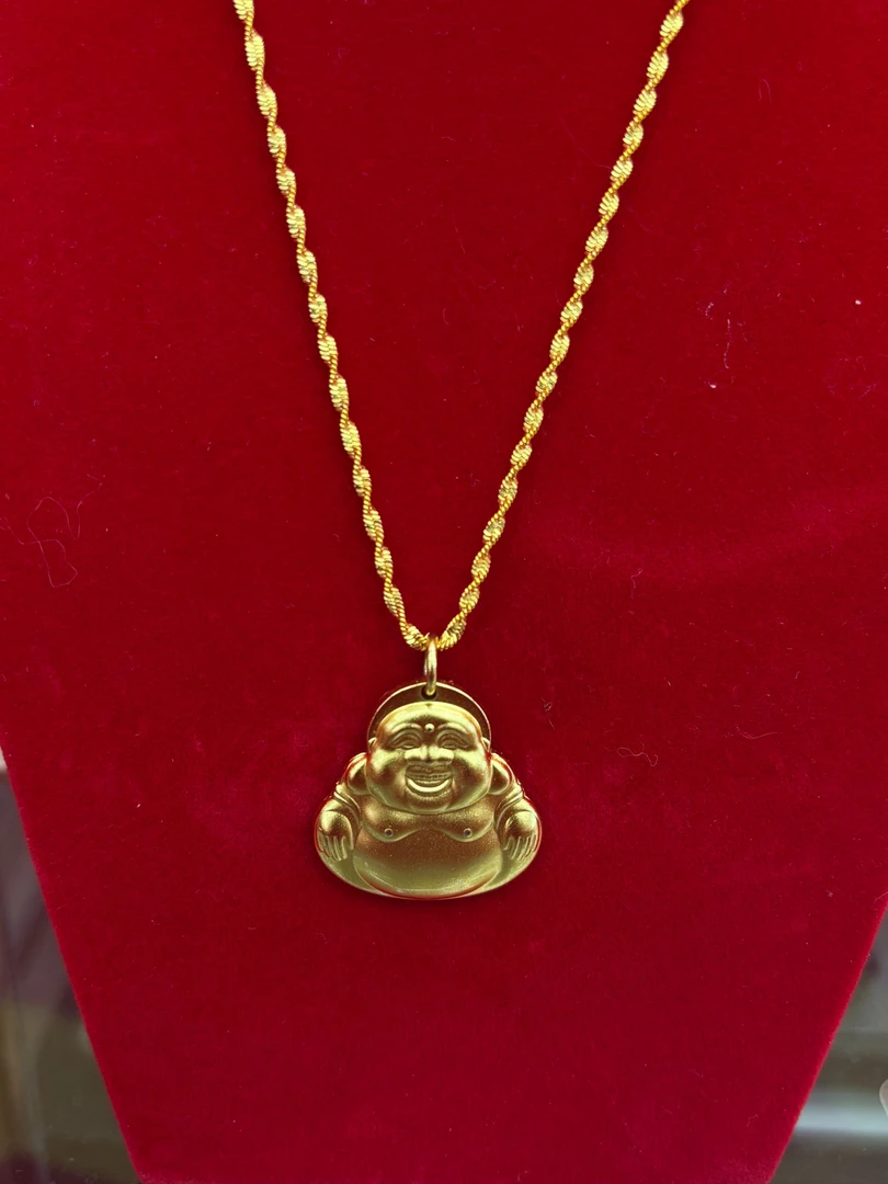 【小洁甄选】精美时尚国潮风款足金佛公吊坠【证书+礼盒】