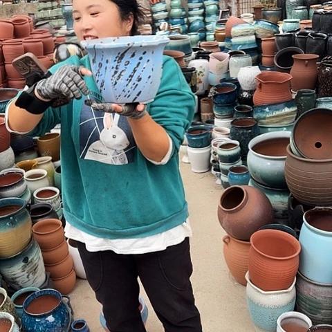 21口15高瑕疵一个盆子。