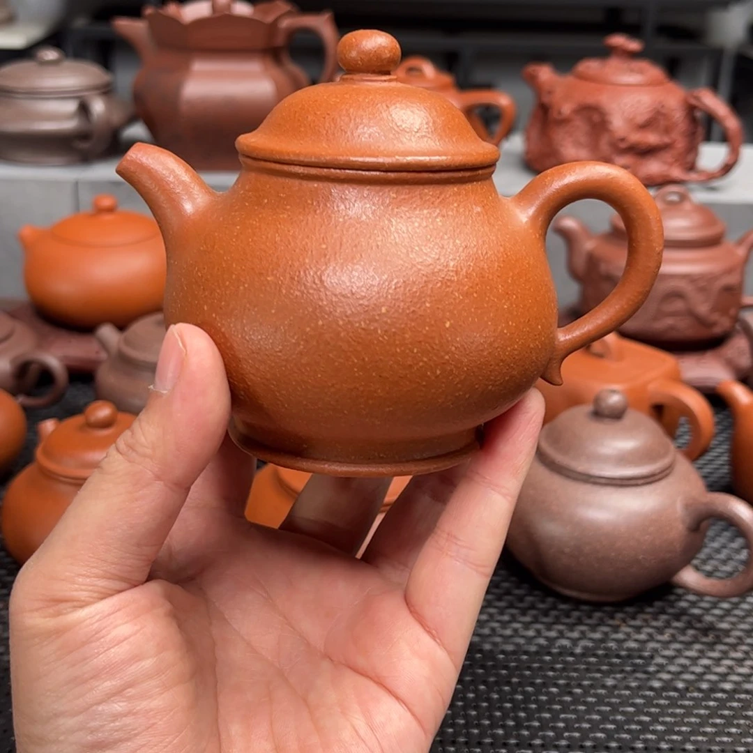 紫砂茶壶紫砂艺术茶具套装红降坡