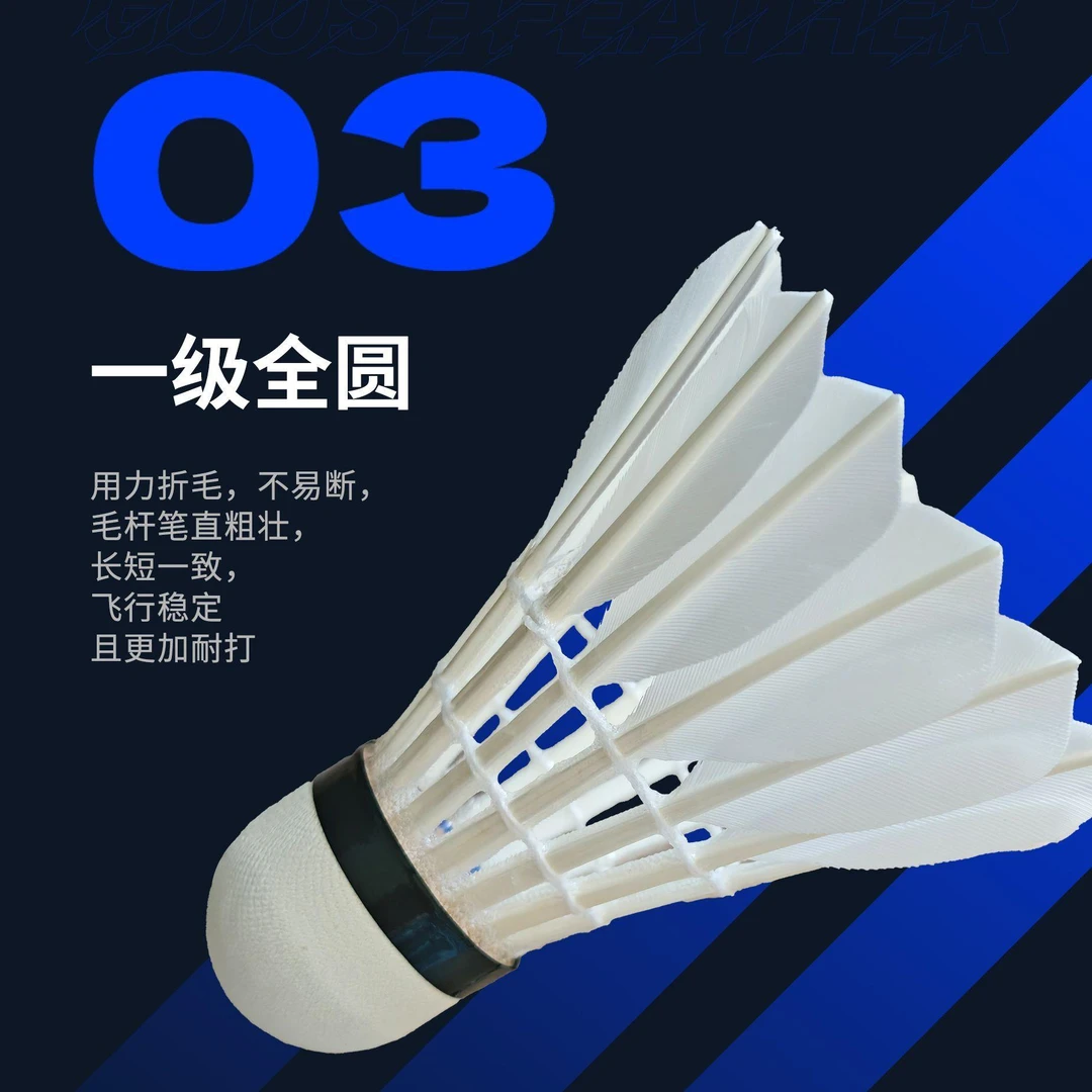 雷迎L2 一级全圆羽毛球稳定耐打打感好比赛训练正品羽毛球正品