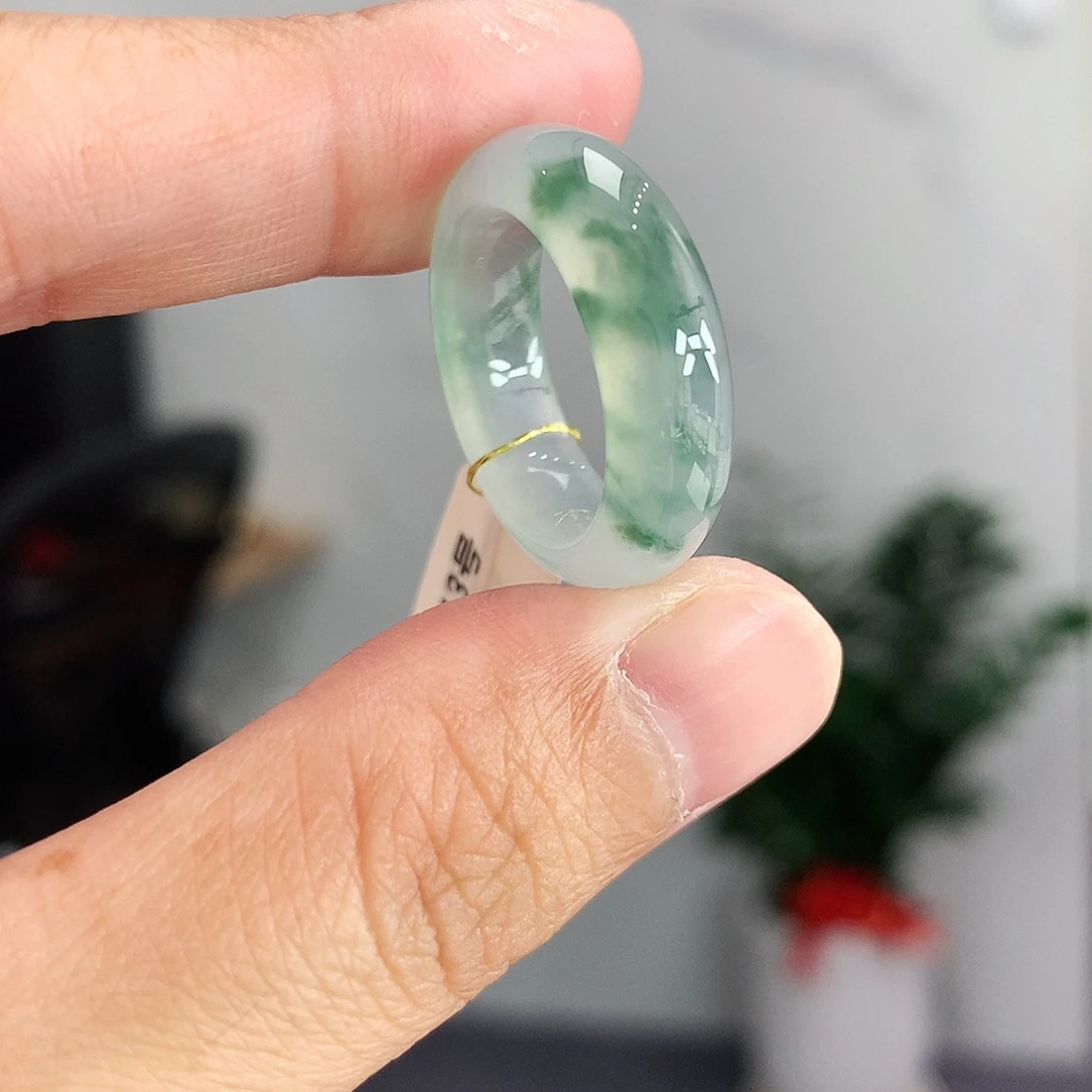 翡翠未镶嵌戒指12-13号