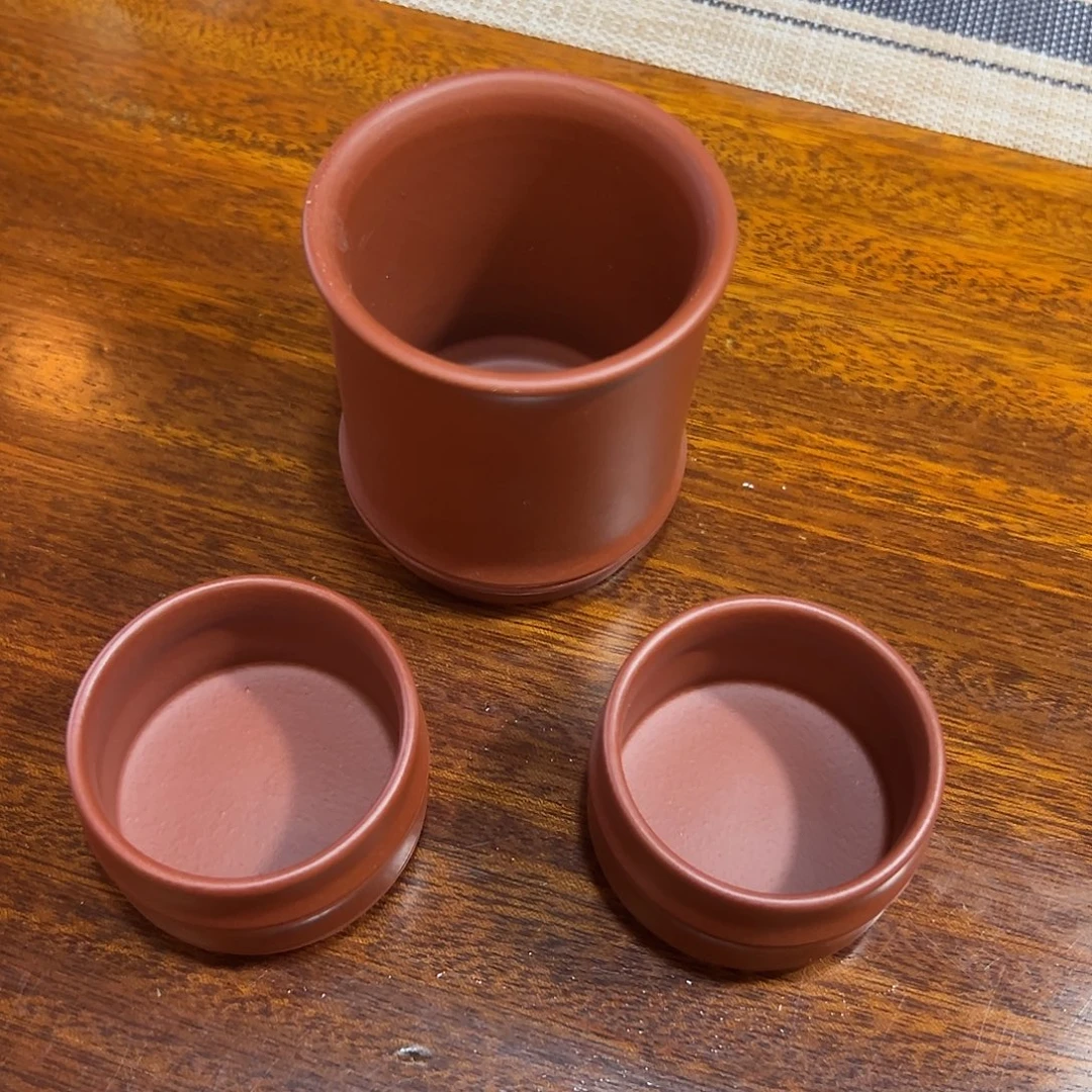 茶壶紫砂一个主人两个竹节