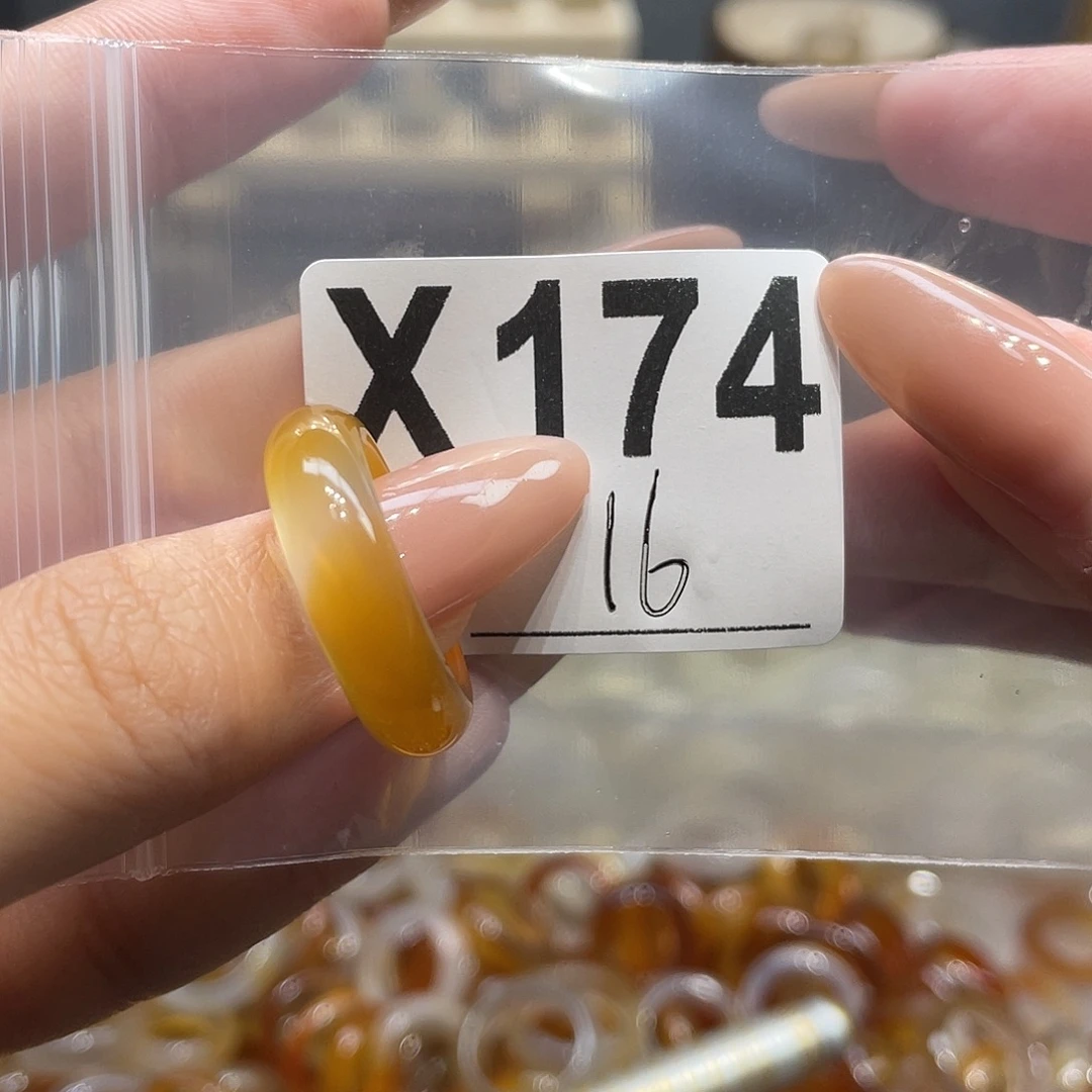 玛瑙/玉髓未镶嵌戒指174