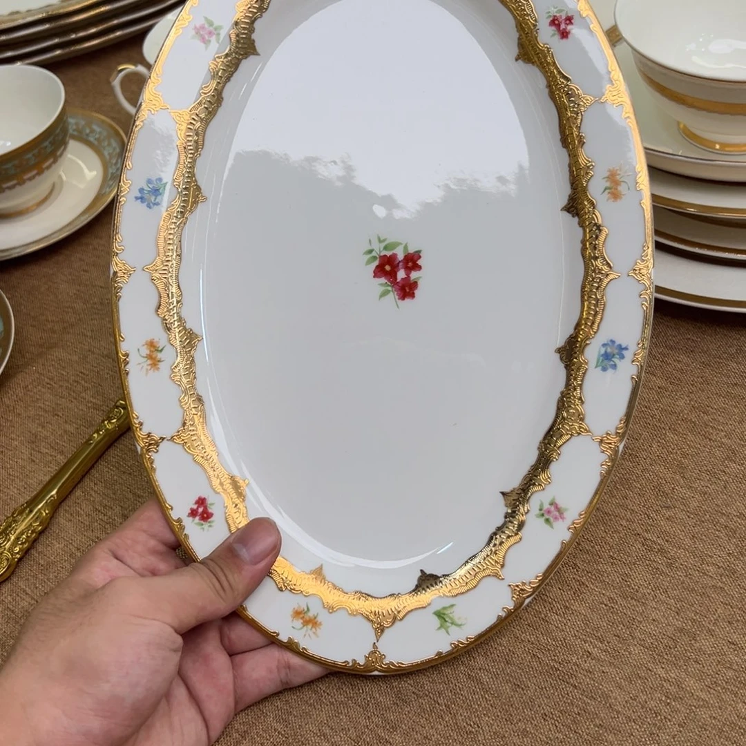 瓷片12寸鱼盘孤品福利