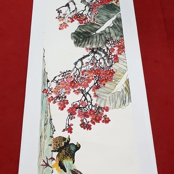 国画国画作品展示会上发表