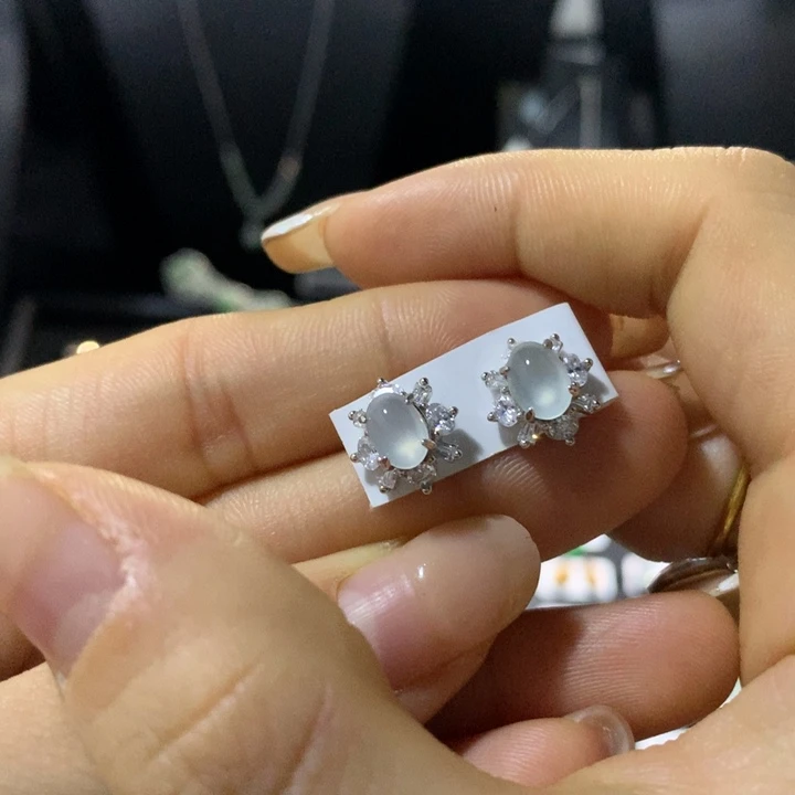 翡翠银S925镶嵌戒指