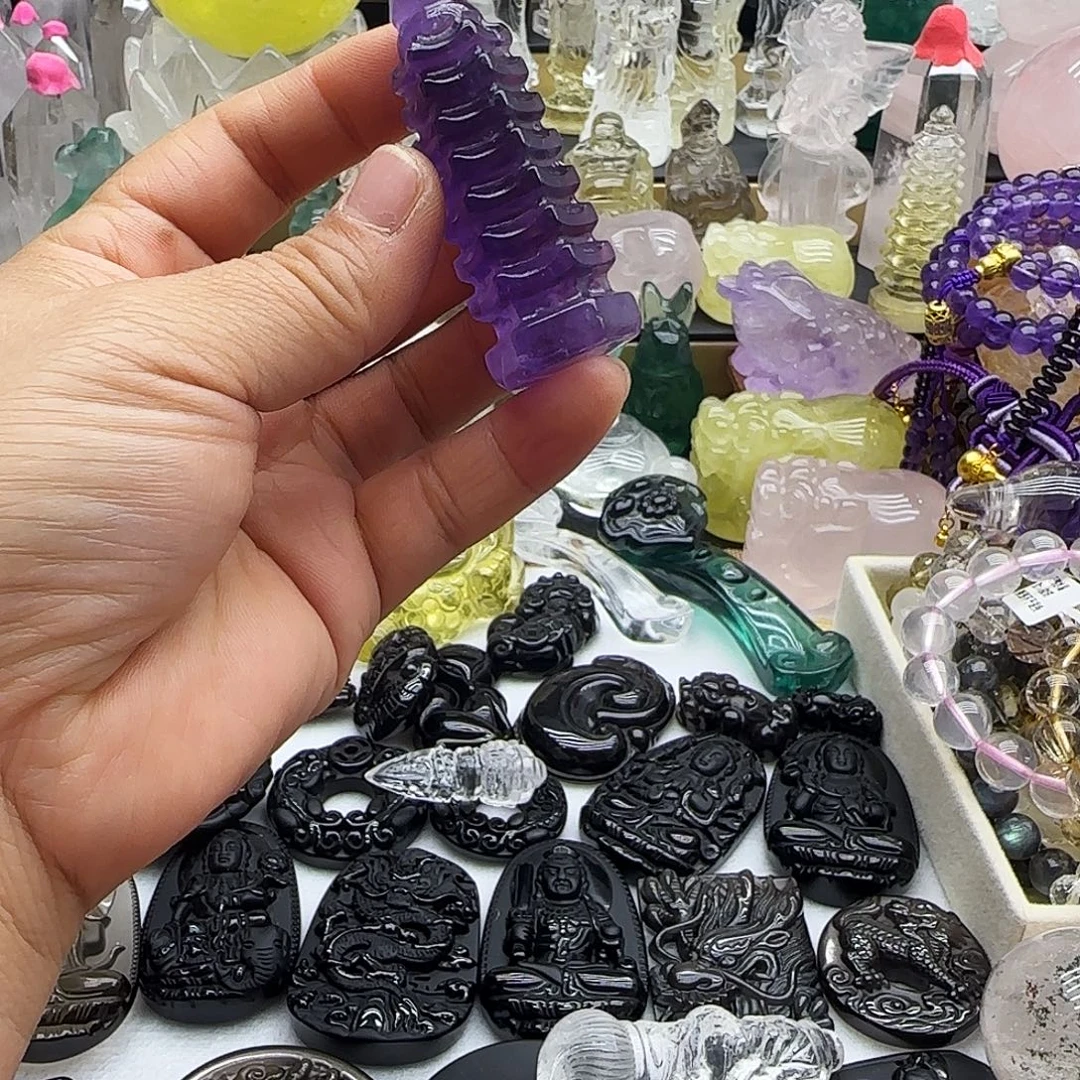 未镶嵌水晶车挂摆件