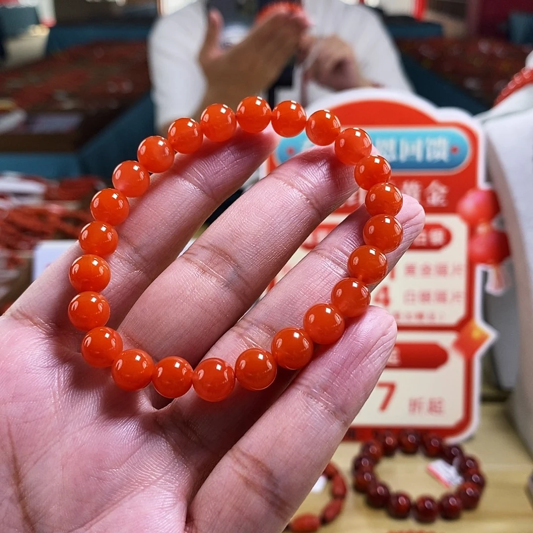 未镶嵌8mm（多样性发一）南红玛瑙