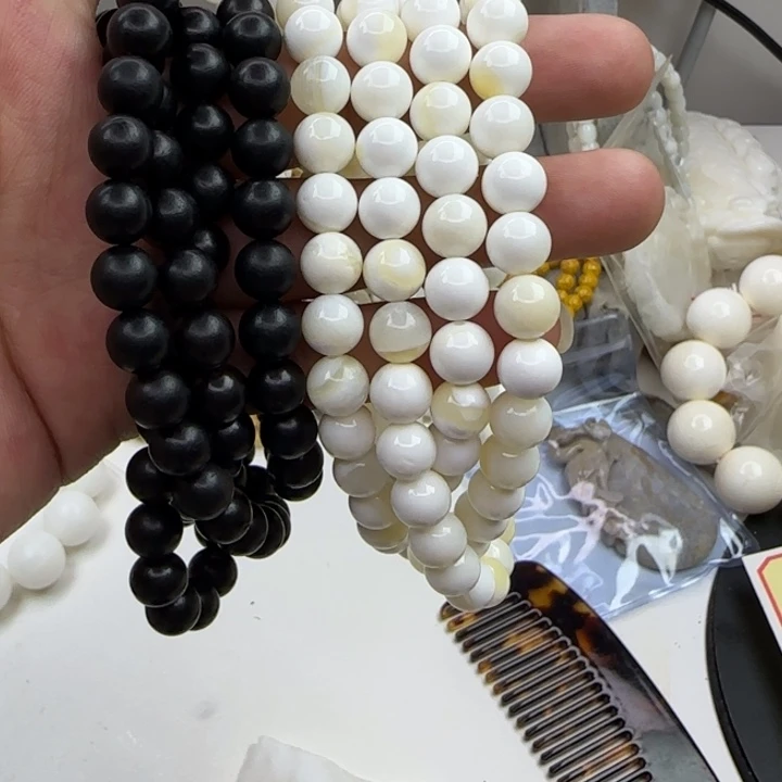 东非黑黄檀（紫光檀）手串/手链带黄0.8脖挂