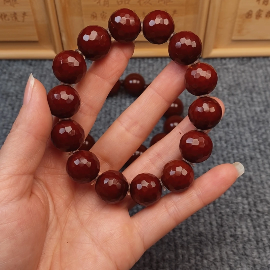 橄榄核手串/手链钻面光珠