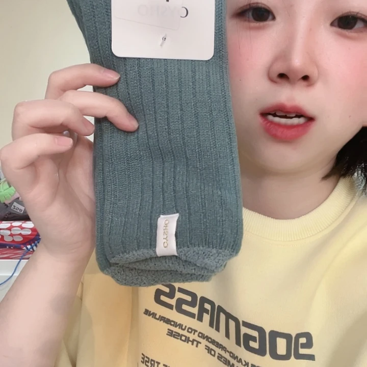 三醋酯纤维Oysho 抹茶绿袜子176